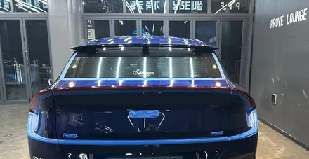 송파, 위례석회물제거 \' 기아 EV6 GT \' 공영주차장 석회수 피해복원! / 성남, 판교, 분당, 용인