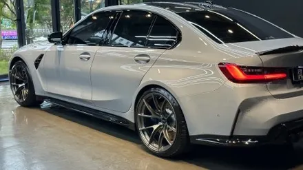 [ 장마철 이벤트할인 ] 구미동 \' BMW M3 \' PPF 디테일링세차 작업과 장마철 시야 확보를 위한 전면 유막제거, 발수코팅 / 성남, 판교, 분당, 용인