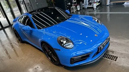 고등동세차 \' 포르쉐911 카레라4 GTS \' 판교 디테일링 전문점에서 블루 색감을 되찾다 / 성남, 판교, 분당, 용인
