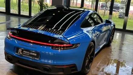 고등동세차 \' 포르쉐911 카레라4 GTS \' 판교 디테일링 전문점에서 블루 색감을 되찾다 / 성남, 판교, 분당, 용인