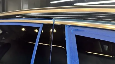 분당 석회수 낙숫물 피해 복원 \' BMW X5 \' 아파트 주차장에 떨어진 석회물제거 보상처리! / 성남, 판교, 분당, 용인