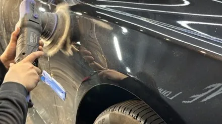 성남, 분당석회물제거 \' BMW 740D \' 주차장 피해복원 대처방법! / 성남, 판교, 분당, 용인
