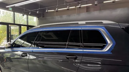 강남, 성남 크롬백화복원 \' BMW X7 \' 지워지지 않는 무광 물때 얼룩제거! / 성남, 판교, 분당, 용인
