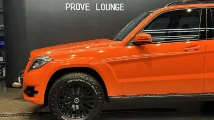 송파,분당고광택랩핑 \' 벤츠 GLK 220 CDI \' 글로스 오렌지 전체랩핑과 크롬죽이기 시공! / 성남, 판교, 분당, 용인