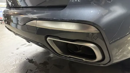 강남, 성남 크롬백화복원 \' BMW X7 \' 지워지지 않는 무광 물때 얼룩제거! / 성남, 판교, 분당, 용인