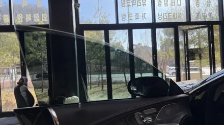 송파, 위례, 성남썬팅 \' 벤츠 CLS400d \' 프레임리스 도어 쉐이빙 커팅으로 완벽 재시공! / 성남, 판교, 분당, 용인