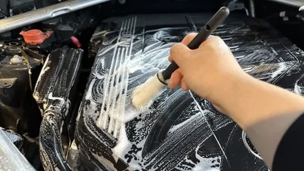 분당 석회수 낙숫물 피해 복원 \' BMW X5 \' 아파트 주차장에 떨어진 석회물제거 보상처리! / 성남, 판교, 분당, 용인