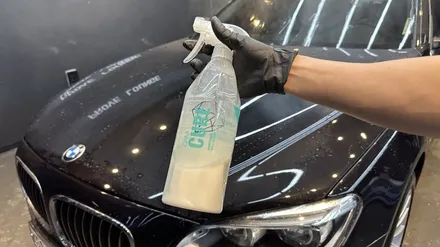 성남, 분당석회물제거 \' BMW 740D \' 주차장 피해복원 대처방법! / 성남, 판교, 분당, 용인