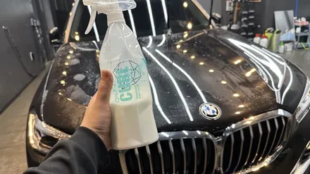 분당 석회수 낙숫물 피해 복원 \' BMW X5 \' 아파트 주차장에 떨어진 석회물제거 보상처리! / 성남, 판교, 분당, 용인