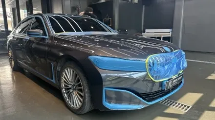 [ 분당광택, 유리막코팅 ] 다시 찾은 멋진 광택감 \' BMW 745LE \' / 성남, 판교, 분당, 용인