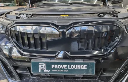 판교, 분당 포인트랩핑 \' BMW I5 \' 아이코닉 글로우 그릴 블랙 크롬죽이기 ! / 성남, 판교, 분당, 용인