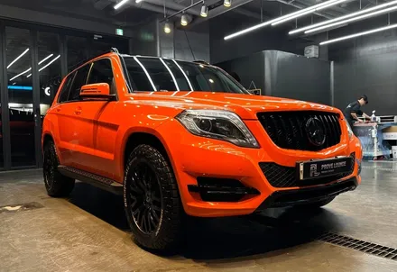 송파,분당고광택랩핑 \' 벤츠 GLK 220 CDI \' 글로스 오렌지 전체랩핑과 크롬죽이기 시공! / 성남, 판교, 분당, 용인