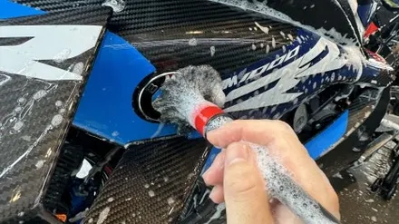 강남,송파 바이크디테일링세차 \' BMW M1000RR \' 체인케어까지 한번에! / 성남, 판교, 분당, 용인