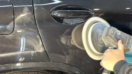 광교, 용인기스제거 \' BMW X4 \' 측면에 긁힌 스크래치 광택복원! / 성남, 판교, 분당, 용인