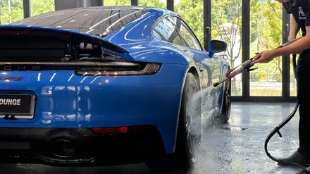 고등동세차 \' 포르쉐911 카레라4 GTS \' 판교 디테일링 전문점에서 블루 색감을 되찾다 / 성남, 판교, 분당, 용인