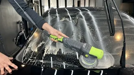 판교 아파트주차장에서 자동차에 떨어진 석회물 \' 르노 QM6 \' 성남광택 전문점에서 원상복구 성공! / 성남, 판교, 분당, 용인