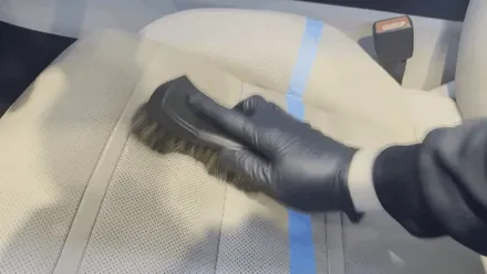 [ 판교 가죽시트코팅 ] \' 포르쉐 카이엔 하이브리드 \' 베이지 시트 가죽시트크리닝과 가죽시트 코팅 작업하고 서비스로 휠 코팅까지 / 성남, 판교, 분당, 용인