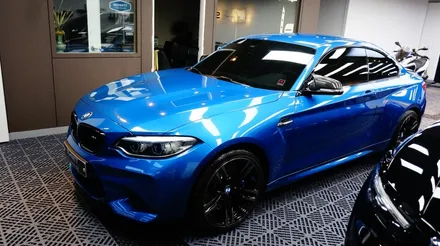 BMW M2 앞범퍼 사고나서 도색하고 PPF 재시공 받았어요~ / 강남구 역삼동