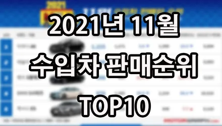 2021년 11월 수입차 판매순위 TOP 10 / 강남구 역삼동