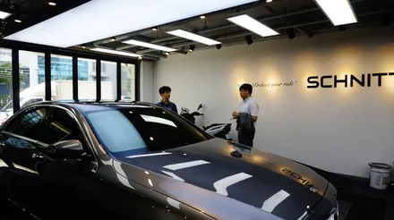 벤츠E300  전면부 성수PPF 디테일한 마감컷 공개 / 강남구 역삼동