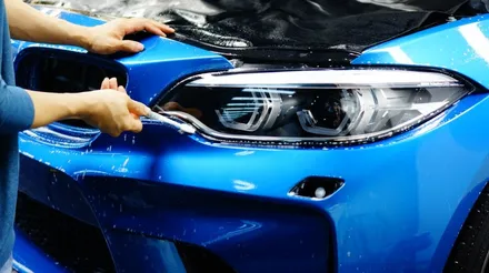 BMW M2 앞범퍼 사고나서 도색하고 PPF 재시공 받았어요~ / 강남구 역삼동