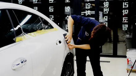 자동차 PPF필름 시공 후 편하게 기계세차 하고 있어요*^^* / 강남구 역삼동