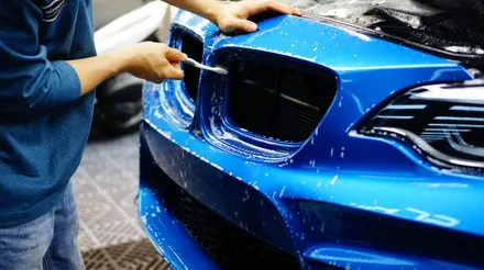 BMW M2 앞범퍼 사고나서 도색하고 PPF 재시공 받았어요~ / 강남구 역삼동