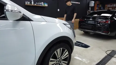 서울 강서구 판금도색 찌그러진 휀더 말끔하게 수리 완료했어요. / 강남구 역삼동