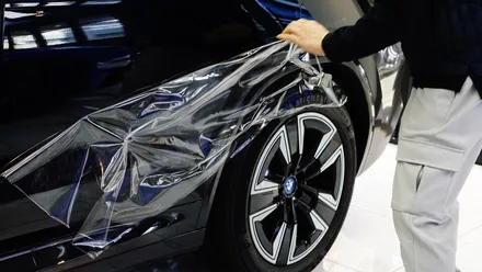 PPF 보험처리/ 필름이 도장면을 지켜줬네요. BMW IX3 / 강남구 역삼동