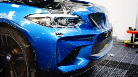 BMW M2 앞범퍼 사고나서 도색하고 PPF 재시공 받았어요~ / 강남구 역삼동