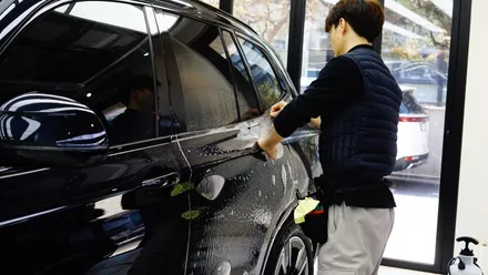 PPF 보험처리/ 필름이 도장면을 지켜줬네요. BMW IX3 / 강남구 역삼동