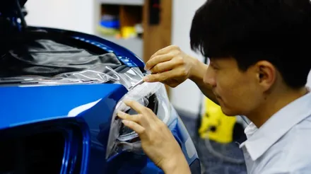 BMW M2 앞범퍼 사고나서 도색하고 PPF 재시공 받았어요~ / 강남구 역삼동