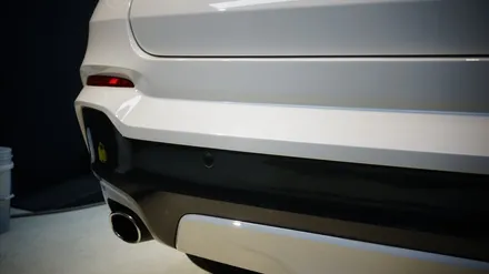 강남 수입차도색 BMW X4 뒷범퍼 탈착도색으로 복원했습니다. / 강남구 역삼동