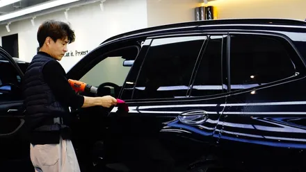 PPF 보험처리/ 필름이 도장면을 지켜줬네요. BMW IX3 / 강남구 역삼동