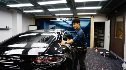 파나메라 터보 아차하는 순간에 돌빵 작렬ㅜㅜ 전체PPF 진작 했어야 해요~ Part1 / 강남구 역삼동