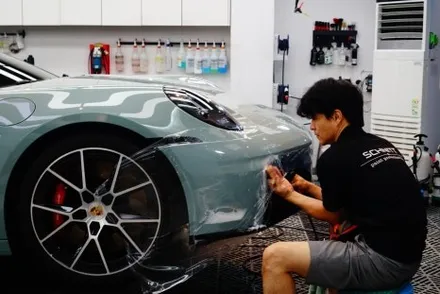 911 PPF 보험처리 쉐이드 그린 정말 다행입니다 / 강남구 역삼동