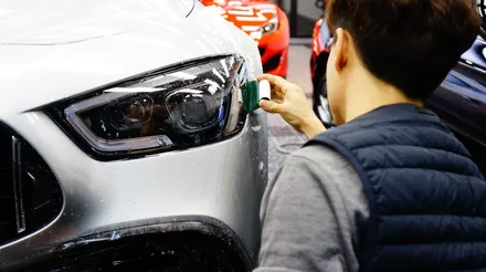 벤츠 AMG GT 4도어 앞범퍼 부분도색 및 PPF 재시공 / 강남구 역삼동