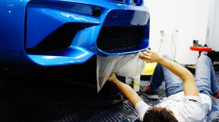 BMW M2 앞범퍼 사고나서 도색하고 PPF 재시공 받았어요~ / 강남구 역삼동