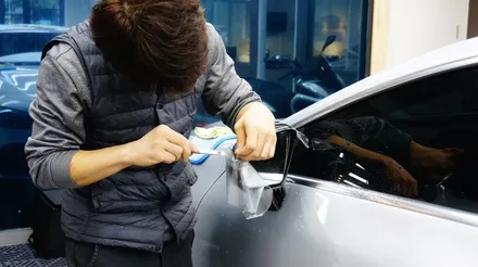 블랙PPF로  루프스킨과 크롬몰딩 180도 변신한 AMG GT 더 샤프하게^^ / 강남구 역삼동
