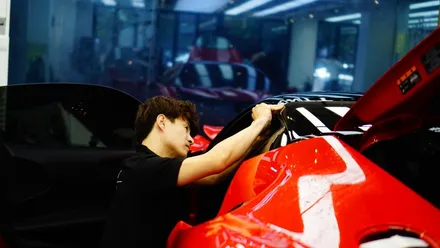 페라리 SF90 전체PPF 작년 우라칸에 이어 이번에도 슈니트로~!! / 강남,역삼,서초