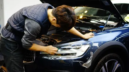 볼보 V60 크로스컨트리 본넷과 생활보호패키지 PPF 시공 / 강남구 역삼동