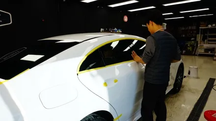 벤츠 CLS400D 전체PPF 를 위해 충남 아산에서 서울까지 방문해주셨습니다. / 강남구 역삼동