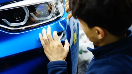 BMW M2 앞범퍼 사고나서 도색하고 PPF 재시공 받았어요~ / 강남구 역삼동