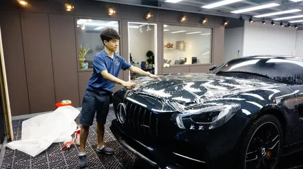 벤츠AMG GTs 스포츠패키지(전면PPF)시공으로 이젠 달려보자(Feat. 슈니트SC-5) / 강남구 역삼동
