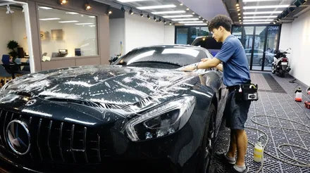 벤츠AMG GTs 스포츠패키지(전면PPF)시공으로 이젠 달려보자(Feat. 슈니트SC-5) / 강남구 역삼동