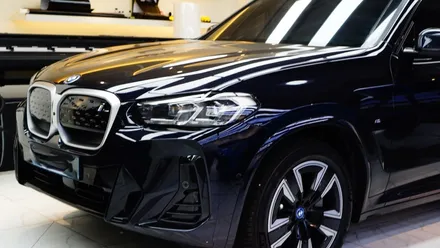 PPF 보험처리/ 필름이 도장면을 지켜줬네요. BMW IX3 / 강남구 역삼동