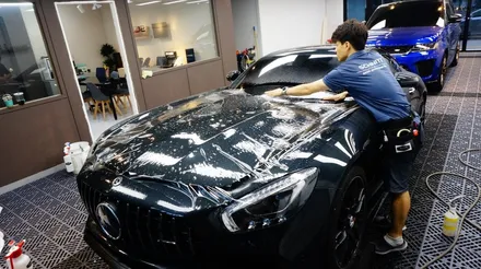 벤츠AMG GTs 스포츠패키지(전면PPF)시공으로 이젠 달려보자(Feat. 슈니트SC-5) / 강남구 역삼동
