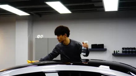 블랙PPF로  루프스킨과 크롬몰딩 180도 변신한 AMG GT 더 샤프하게^^ / 강남구 역삼동