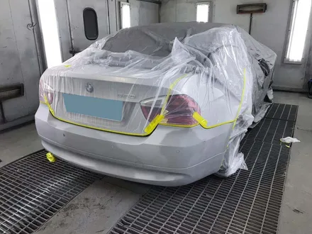 BMW320i 뒤에서 박힌 뒷범퍼 마곡지구 수입차도색 전문점에서 해결 / 강남구 역삼동