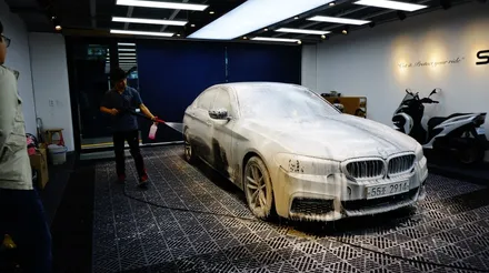 세월의 흔적을 BMW 520D 광택, 강남유리막코팅으로 지우자~!! / 강남구 역삼동